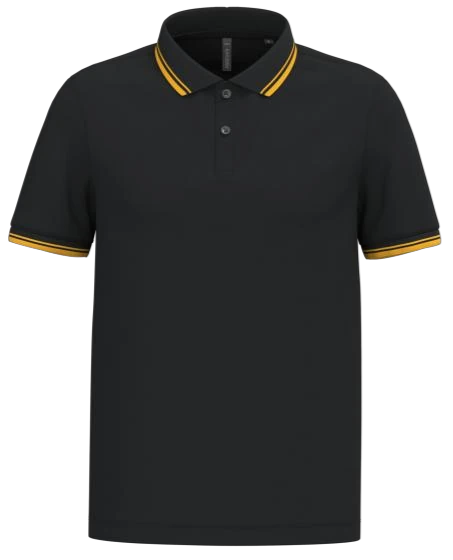Polo manches courtes col liseré Homme