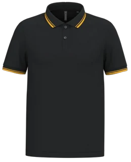 Polo manches courtes col liseré Homme