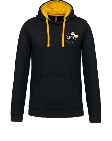 Sweat Jaune et noir Homme