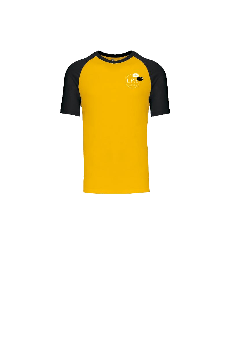 tee-shirt jaune homme