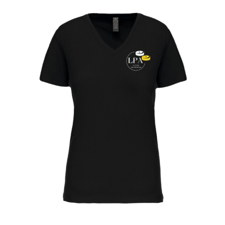 tee-shirt col v femme